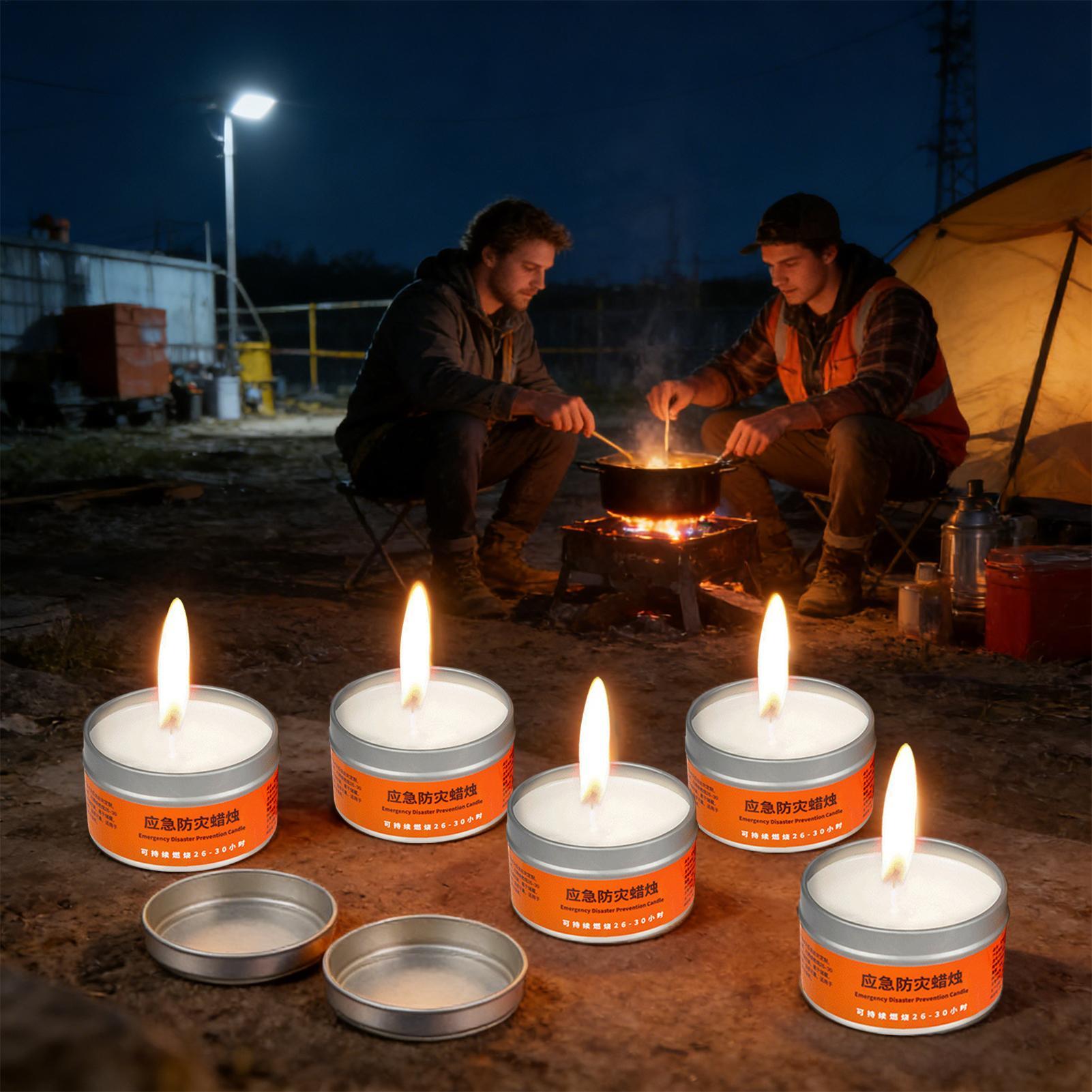 Outdoor Adventure Hours - Overlevingskaars Stabiele helderheid Schoon 26-30 uur