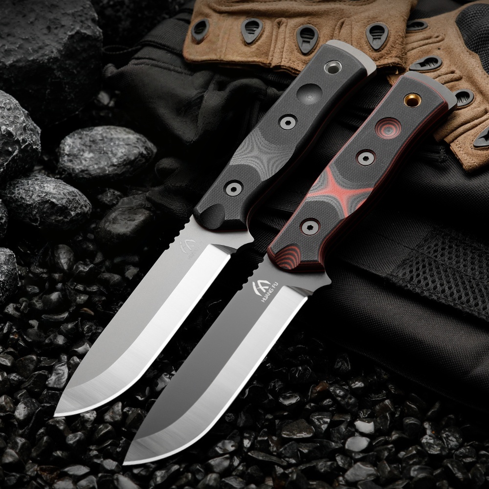Camp Knife Multi - Hoogwaardig stalen outdoor-mes met vast mes,