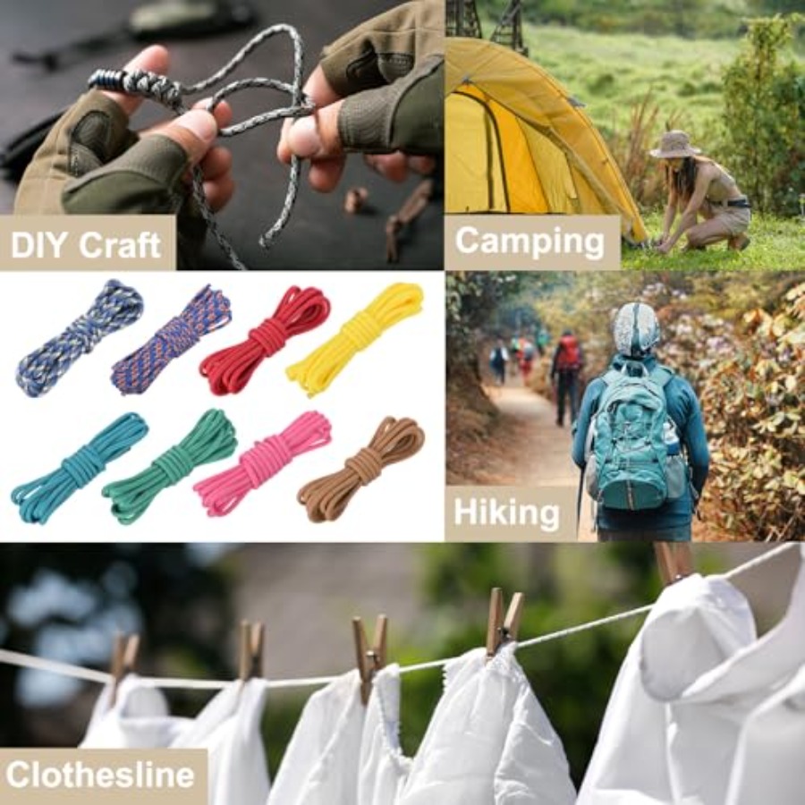Outdoor kampeeruitrusting: 4 m - Paracord 550 Feet recensie en prijs