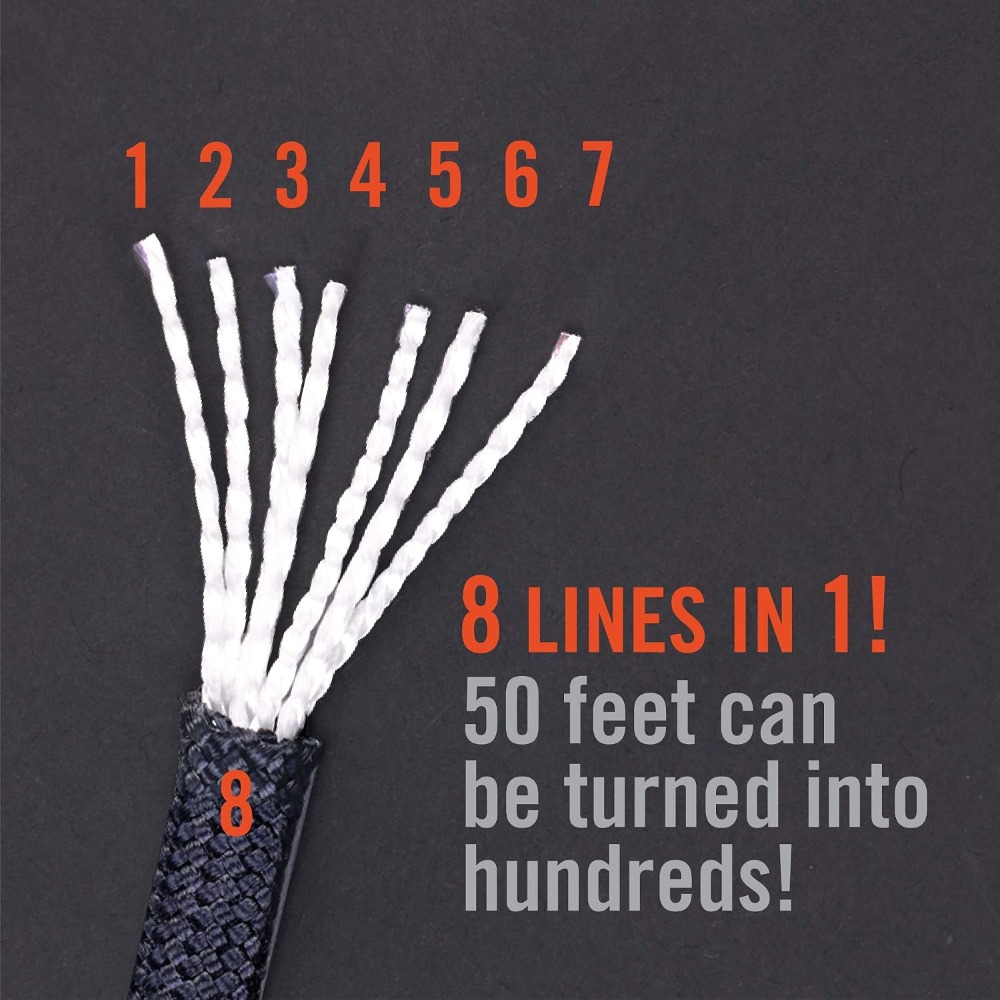 550 Paracord 100 voet 7-streng - Paracord 550 Feet recensie en prijs