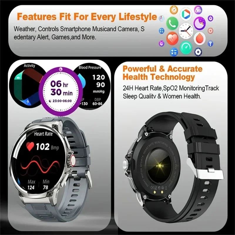 Hot Men Smartwatch 710mAh Outd - Outdoor Adventure Hours recensie en prijs