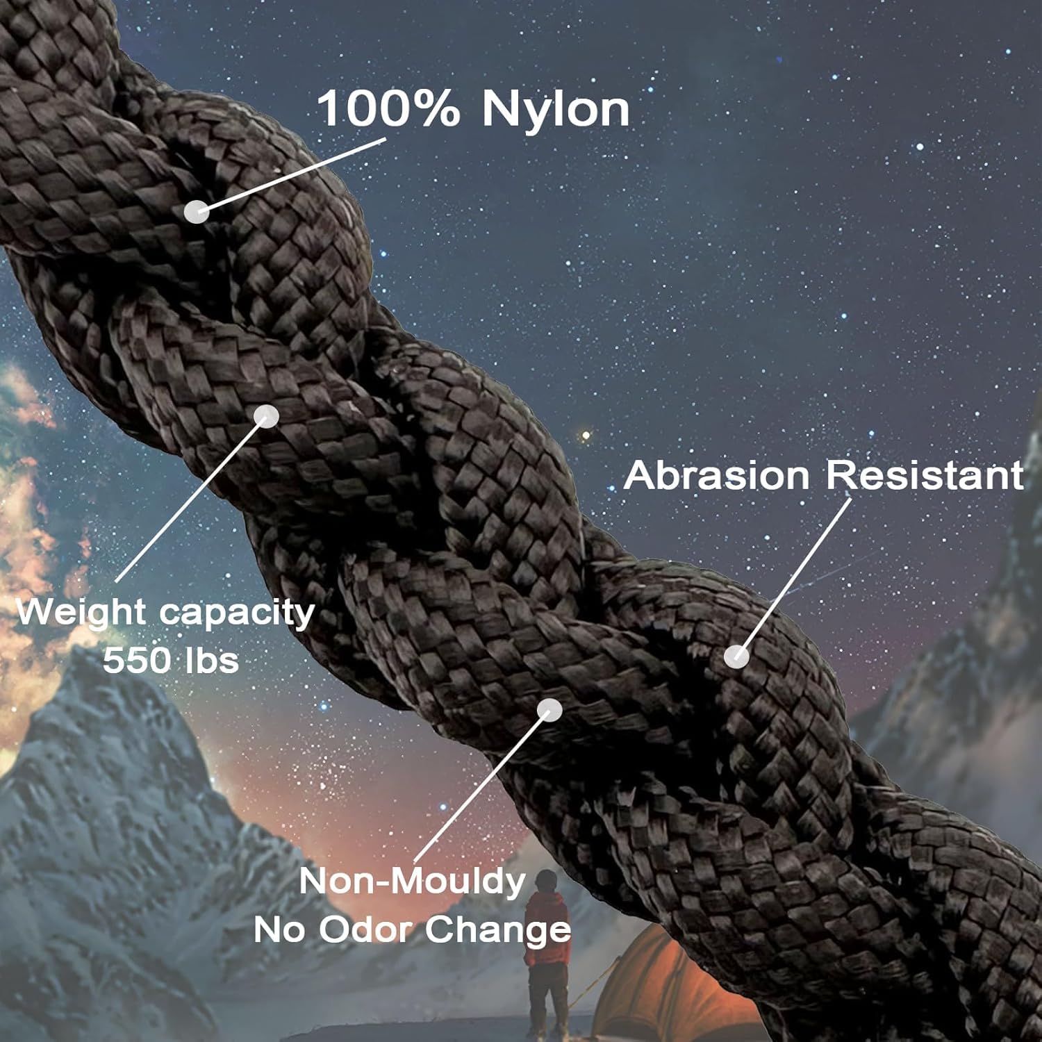1Pcs 550 Paracord Parachute Co - Paracord 550 Feet recensie en prijs